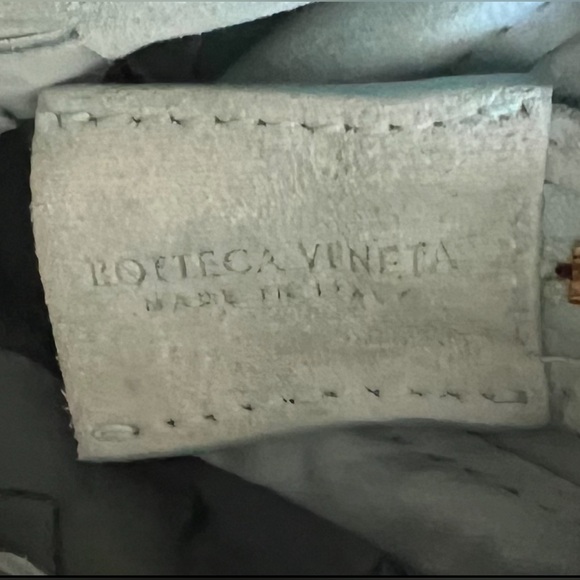 Bottega Veneta Mini Loop Blue Suede Shoulder Crossbody  Bag - Picture 5 of 10